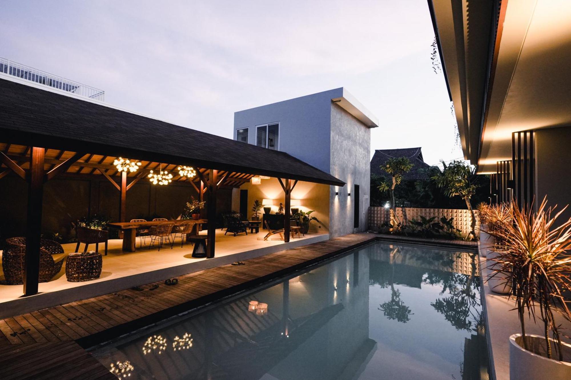 Luna Ola Villa Berawa Canggu Buitenkant foto